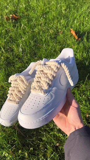 Custom Rope Lace Air Force 1's Customization Tutorial