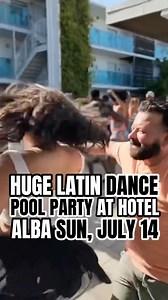 💃Latin Dancing Pool Party💦THIS SUNDAY July, 14th starting at 2:00 at @hotelalbatampa🥳 All levels welcome, 2pm will be lessons then 3:00-8:00 your favorite Sensual Bachata, Bachata, Salsa Romantica, & Mambo🕺 Tickets ONLY $16, LINK IN BIO 🔗 https://bit.ly/3WfuYYl @relproeventsandent will have some prizes to award for the game! Come through and compete! See you there! 🕺💃🏽🔥❤️🎼🎉🎊💯🙏 #tampa #tampafl #poolparty #danceparty #tampabay | Tampa Bay is Awesome