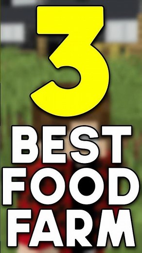 3 Starter Food Farms Minecraft Bedrock 1.21 (2025)