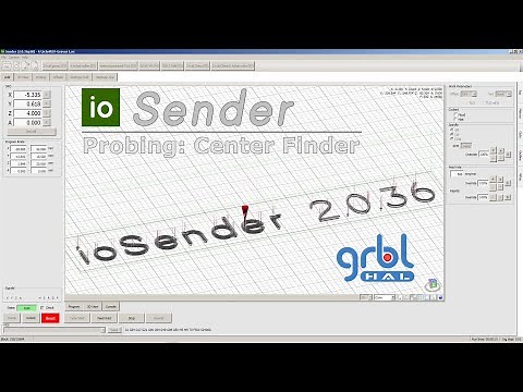 Inner and outer diameter probing with ioSender 2.0.36 and grblHAL
