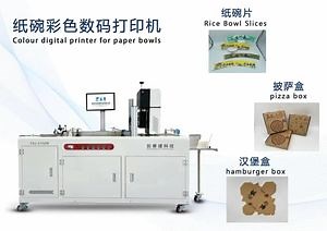 [Hot Item] Color Digital Printer for Hamburger Box Pizza Box Paper Bowl
