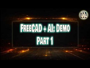 AI Can Now Control FreeCAD (2026) | Build a 3D Model with a Prompt | AI + FreeCAD Series Part 1
