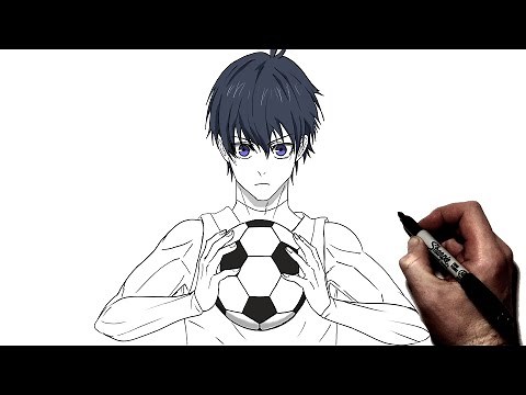 How To Draw Isagi Yoichi | Step By Step | Blue Lock