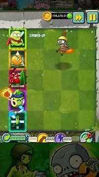 PvZ2 - Epic Battle: 5 plants Max lv Power-Up vs Z Mech Phase 1 #Shorts #pvz #pvz2 #pvz2gameplay