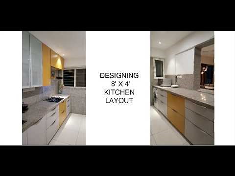 6 MCSIDT - Kitchen 8' x 10' Interior Design Layout