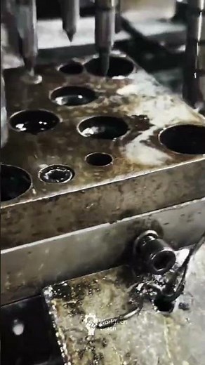 Industrial Work Process Using Precision Die Casting Machine