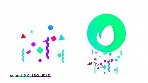 Dynamic Colorful Geometric Shapes Logo Opener Animation