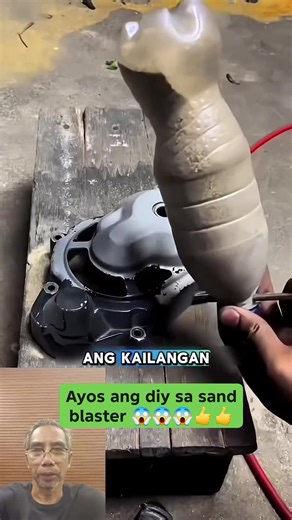 Ayos ang ganitong sand blaster Gamit ang air compressor #sandblaster #aircompressor #reelvideo #reelviral #viralpost #highlights | Tito Cordero