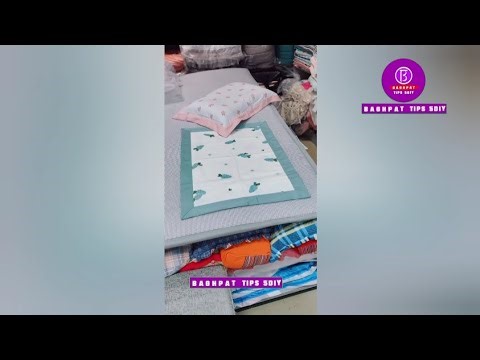 📎Easy tips on how to make a pillow cover #PillowCoverDIY#EasySewingProjects