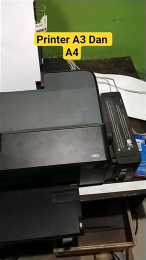 PRINTER A3 EPSON L1300! #printer #kertasputih #refill #praktis #A3