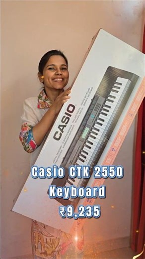 3 Years Warranty + 400 Tones! 🤯 Casio CTK-2550 Worth It #CasioCTK2550 #shorts