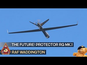 THE FUTURE! NEXT GENERATION REMOTELY PILOTED AIRCRAFT RAF PROTECTOR RG MK.1 • GENERAL ATOMICS ASI