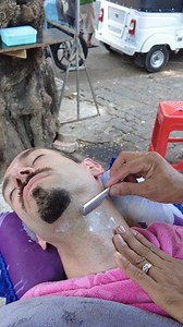 Can't beat a $1 ultra quick street SHAVE #cambodia #barber #barbershop #blade #razor #relax #asmr | Shaves and Massages