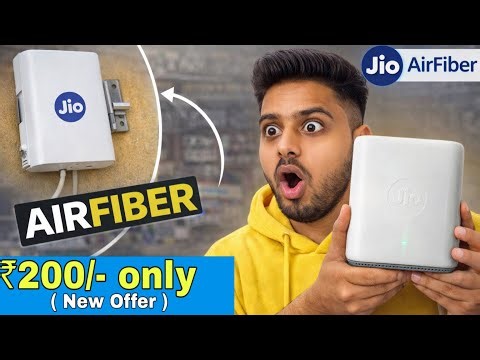 JioAirfiber in Rs.200 only | Jio air fiber installation | Jio air fiber live tv with 1000+ channels