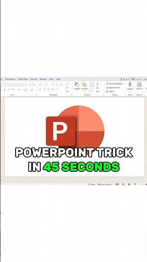 Simple PowerPoint Trick! #powerpoint #powerpointpresenation #powerpointtipsandtricks