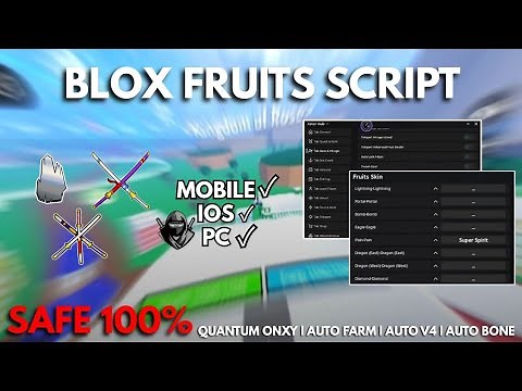 Quantum Onyx Script Blox Fruits Update Better Than Redz Hub **NO KEY** Auto V4, Auto Farm, Auto Cdk!