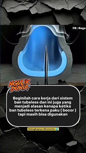 "BAN TUBELESS KENA PAKU TAPI NGGAK KEMPES?! Begini Rahasia Cara Kerjanya yang Jarang Diketahui!"