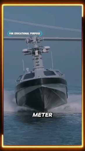 This Unmanned Boat Hunts Kamikaze Drones! 🚤🛡️. #documentary #usashorts#fyp