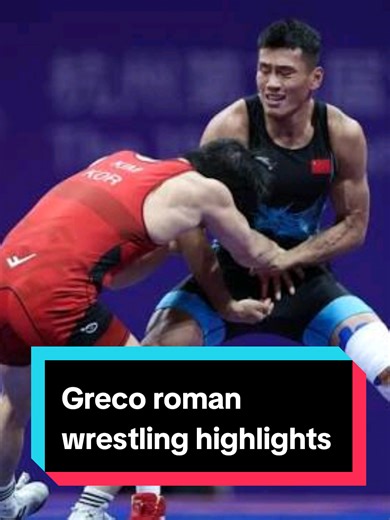 Greco roman wrestling highlights #uww #wrestling #highlights #takedown #creatorsearchinsights