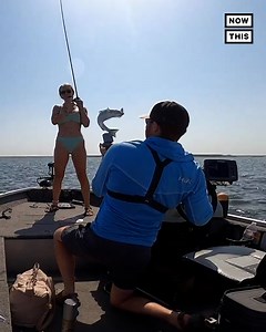 1.1M views · 6K reactions | WHAT A CATCH: This man proposed to his girlfriend on a fishing trip at the exact same moment she reeled in a giant fish! Garrett decided he wanted the moment to be as much a surprise as possible for his fiancée Rebekah — and based on her reaction, we think he succeeded!  | NowThis | Facebook