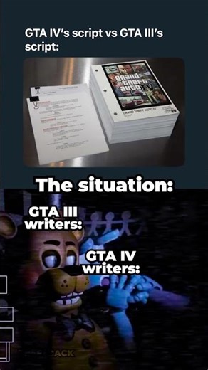 gta 3 vs gta 4 script