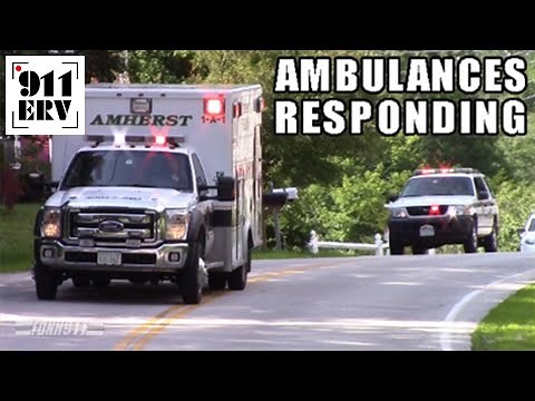 Ambulances Responding Compilation 1