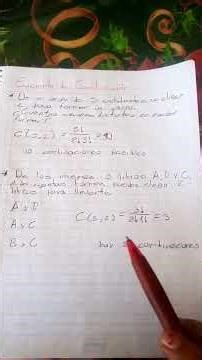 ejemplo de combinación