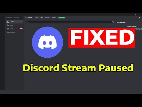 How To Fix Discord Stream Paused Error