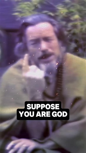 Suppose You Are God - Alan Watts Alan Watts (January 6, 1915 – November 16, 1973) was a renowned British philosopher, writer, speaker, and popularizer of Eastern philosophy for Western audiences. Born in Chislehurst, England, Watts developed a deep interest in Eastern thought and spirituality at an early age. He moved to the United States in 1938, eventually becoming one of the most influential figures in the 1960s countercultural movement. Watts authored over 25 books and delivered countless pu