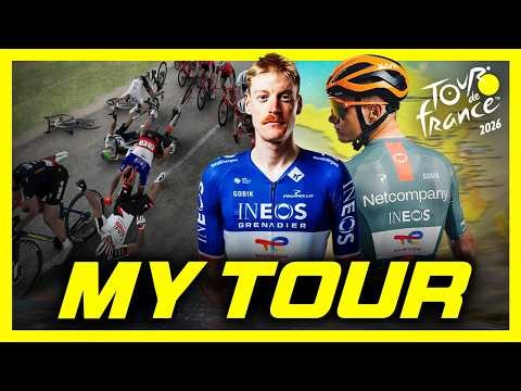 LA PLUIE ET LES CHUTES SONT INCROYABLES 😂 - MY TOUR INEOS TOUR DE FRANCE 2026
