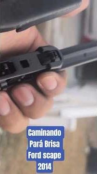 cambió de para brisa Ford escape 2014 #chilero va vos#