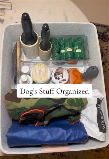 Leave the digging around to your dog 🐶 #dogs #organization #organizing #organizewithme #dogmom
