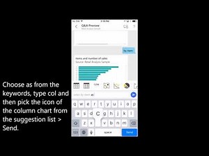 Now in preview: Conversational BI with Q&A on Power BI mobile apps (iOS)