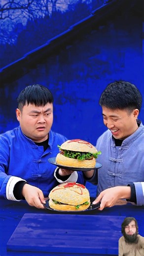 Frind vs Burger Wait For The End 😂 #burger #shortstrending #explore #entertainment
