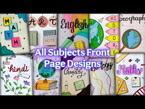 All Subjects Front Page Designs/design for project/Project work designs/Assignment front page design