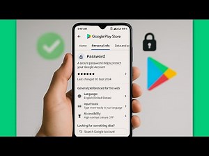 How to Change Password on Google Play Store | Change Password on Google Account