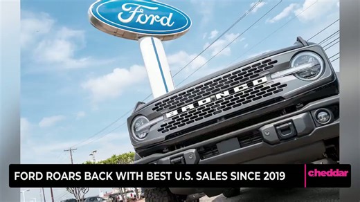 Ford roars back with best US sales since 2019
