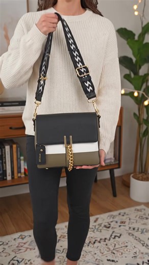 Level up your everyday look with the bag that does it all! ✨ This trendy colorblock crossbody, crafted from stylish PU leather, is your new go-to for any occasion. Featuring chic chain decor, it's super versatile – wear it as a shoulder bag or crossbody. Perfect for daily use and commuting, it effortlessly matches all your outfits. Get yours today and elevate your style! Shop now! #CrossbodyBag #PULeatherBag #FashionBag #DailyStyle #TikTokMadeMeBuyIt #Moras