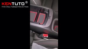 2026 Trailblazer (RS/LS/LT/Activ) Door Slot Mats Cup Holder Insert for Chevy Trailblazer 2026 2025 2024 2023 2022 2021 Accessories Center Console Liner Interior Decoration（19pcs/Set, White）