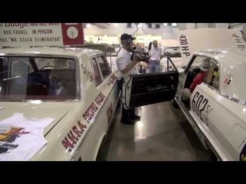 Bill "Grumpy" Jenkins REVVING up The Old Reliable along side Bud Faubel in his 1964 Hemi Honker