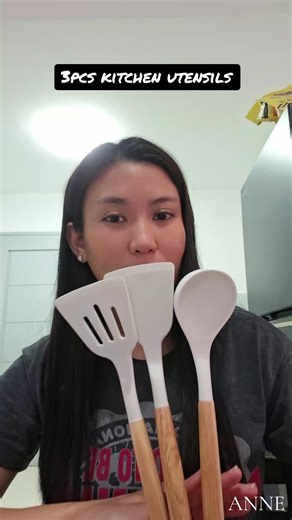 3pcs silicone kitchen utensils na hindi nalulusaw #utensils #kitchenutensils #siliconeutensils