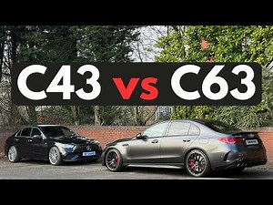 NEW 2024-2025 Mercedes-AMG C63 vs C43 Comparisons and Differences!