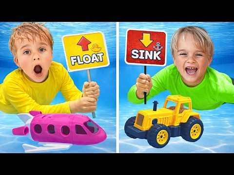 Sink or Float Science experiments with Chris and friends