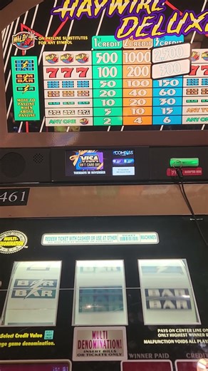 Haywire Deluxe Old School 3 Reel Slot #wilsonvilleslots #haywire #3reel #win #classic