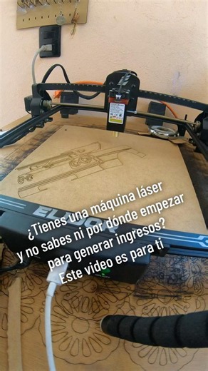 Comienza a generar con tu láser con nuestros cursos de corte y grabado #cortelaser #lightburn #viral