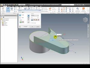 Creating an extrusion with Autodesk Inventor 2011