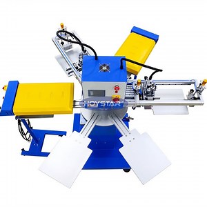 [Hot Item] 2color 6 Station Automatic Silk Screen Printing Machine for Tshirt Serigraphy Non Woven Fabric Bags Printer Kraft Paper Bag Printing Machine