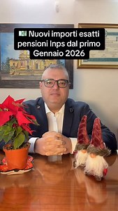 Pensioni e prestazioni assistenziali INPS 2026 – Importi mensili esatti 💶 🧓 🔹 Pensioni minime / trattamento minimo 👉 € 611,85 al mese 💡 Questo è l’importo base del trattamento minimo INPS dal 1° gennaio 2026. INPS 👵 🔹 Pensioni minime con aumento aggiuntivo 👉 € 619,80 al mese 💡 Per chi ha diritto all’incremento aggiuntivo (pensioni pari o inferiori al trattamento minimo). Patronato ENASC 1 👴 🔹 Assegno sociale 👉 € 546,24 al mese 💡 Importo aggiornato per il 2026 dell’assegno sociale. P