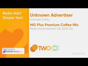 MG Plus Premium Coffee Mix Radio Ad Q4 2025 39s
