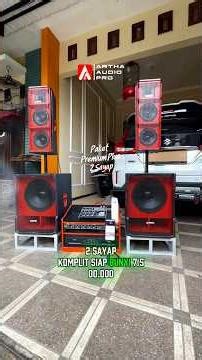CEK SOUND PAKET PREMIUM PLUS 12 INCH 2 SAYAP KOMPLIT #horeg
